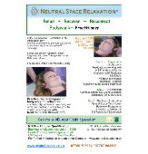 Relaxation Training Course Information flyer