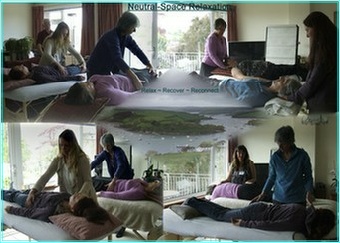 Neutral Space Relaxation Knigsbridge group enjoying the training course on Relaxation